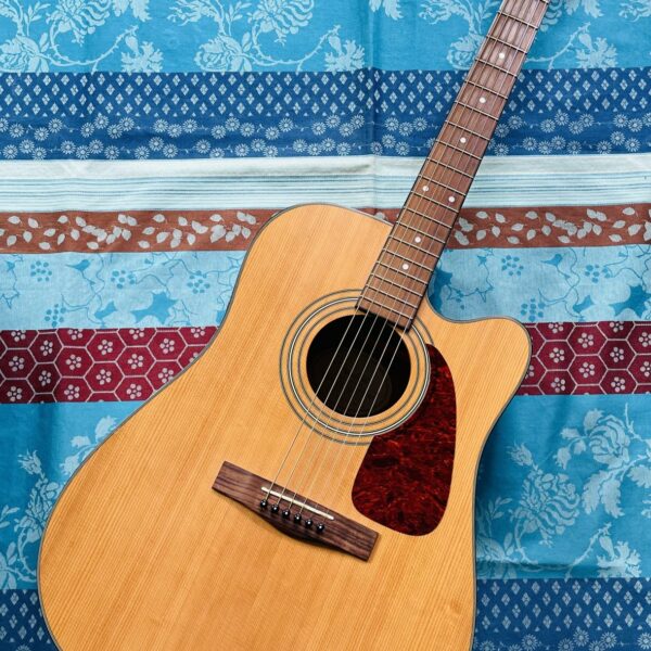Guitare électro-acoustique Fender DG-14 SCE TF n°CC02109790, cordes et chevilles neuves