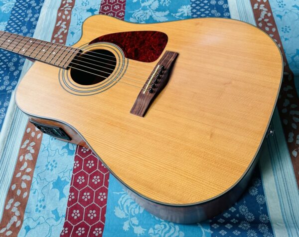 Guitare électro-acoustique Fender DG-14 SCE TF n°CC02109790, cordes et chevilles neuves – Image 2