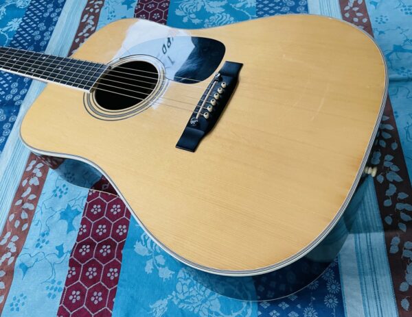 Guitare acoustique dreadnought Kasuga K Country D-250 (1980, Japan), révision luthier Amal (facture du 19.11.24) – Image 2