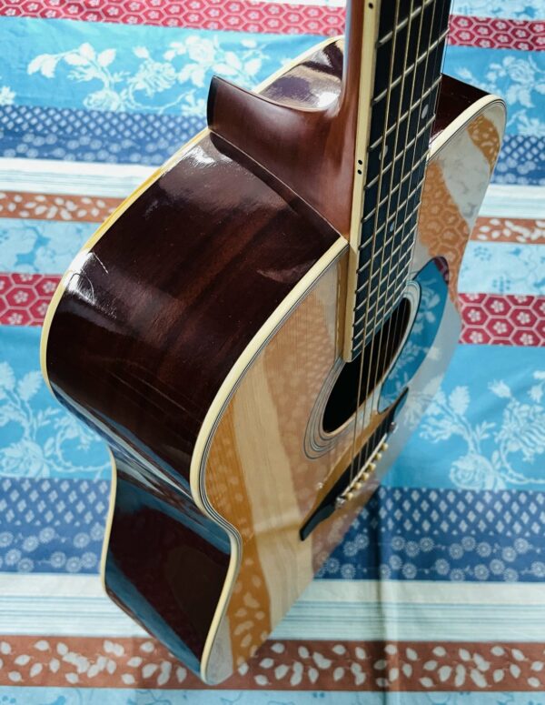 Guitare acoustique dreadnought Kasuga K Country D-250 (1980, Japan), révision luthier Amal (facture du 19.11.24) – Image 9