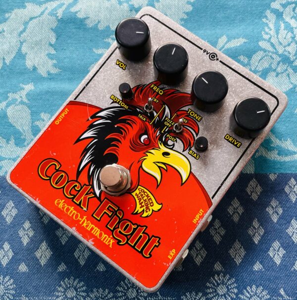 Pédale fuzz talking wah Electro-Harmonix Cock Fight n°20211009363168, boite d’origine