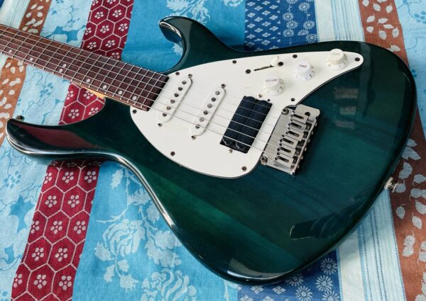 Guitare électrique Cort S series S2600 green transparent n°8011854 (Korea), housse Peavey – Image 2