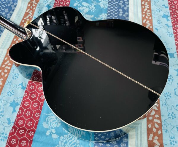 Guitare électro-acoustique jumbo Epiphone J-200EC Studio ebony n°21101313634, étui ajouté Epiphone – Image 8