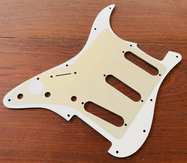 Pickguard Fender SSS BP Black Pearl – Image 2
