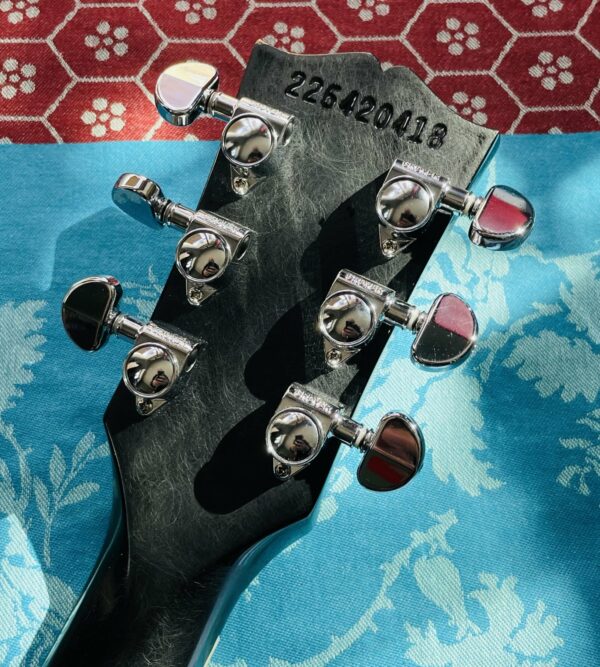 Guitare Gibson SG Standard DC 2H HT RW Ebony n°226420418, micros Classic 57 plus + 57 classique vintage, plaque Mojotone DC Solderless Harness, belle housse Gibson Deluxe – Image 11