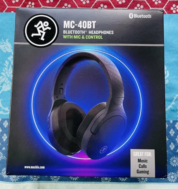 Casque audio Mackie MC-40BT, boite d’origine, accessoires (avec ou sans fil, micro) – Image 8