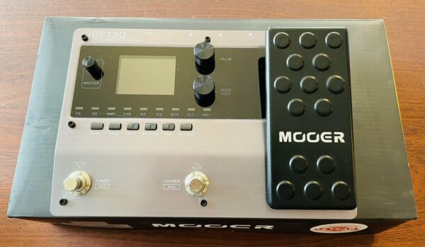 Multieffets Mooer Ge-150 n°2526609, alim, boite d’origine – Image 3