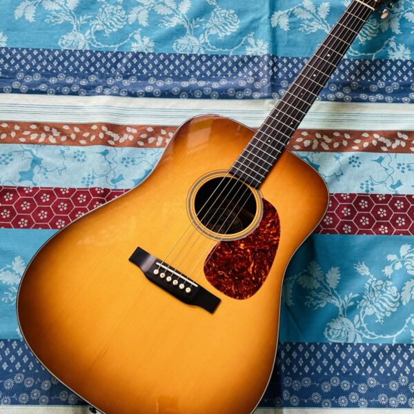 Rare guitare acoustique dreadnought luthier Collings D1A sunburst n°6336 – 1.01 (2001, USA, Texas), étui Collins