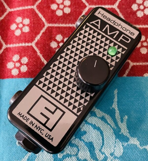 Pédale préampli casque Electro-Harmonix Headphones Amp (USA), pile