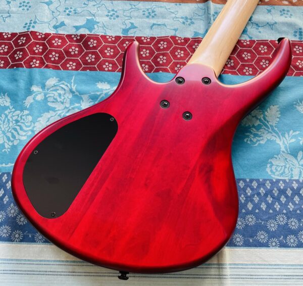 Basse électrique Epiphone Toby Deluxe IV Bass Translucent Red n°20092350020 (Indonésie), Protective Case Eco Black, sangle, docs Epiphone. – Image 8