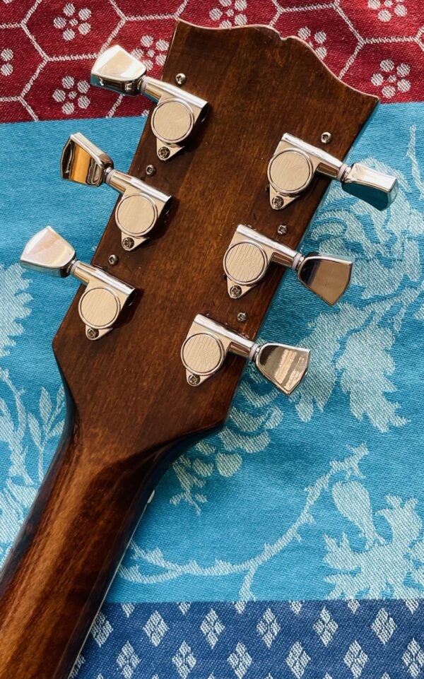 Rare guitare électrique archtop Ibanez 2355 Sunburst lawsuit (1976, Japan), réglée luthier Amal (facture 24.05.2024), réparation sélecteur micros (luthier Caro 19.07.24), refrettage du manche avec sillet en os (luthier Caro 22.11.24), mécaniques Kluson (Caro 27.05.25) – Image 10