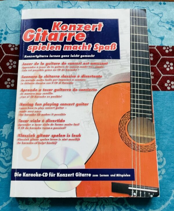 Livre méthode guitare classique Konzert Gitarre, CD