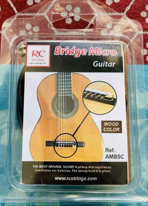 Micro guitare classique RC Strings AMB5C Mahogany n°222895, emballage d’origine – Image 3