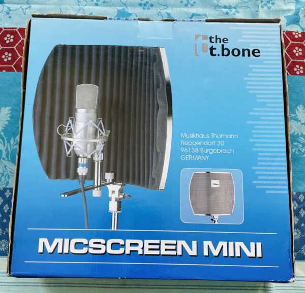 Ecran acoustique The T-Bone Micscreen Mini, boite d’origine, fixation – Image 4