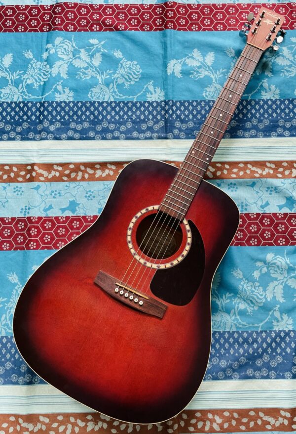 Guitare acoustique Art & Lutherie Spruce Burgundy n°013982000233, réglée luthier Amal (24.06.25)