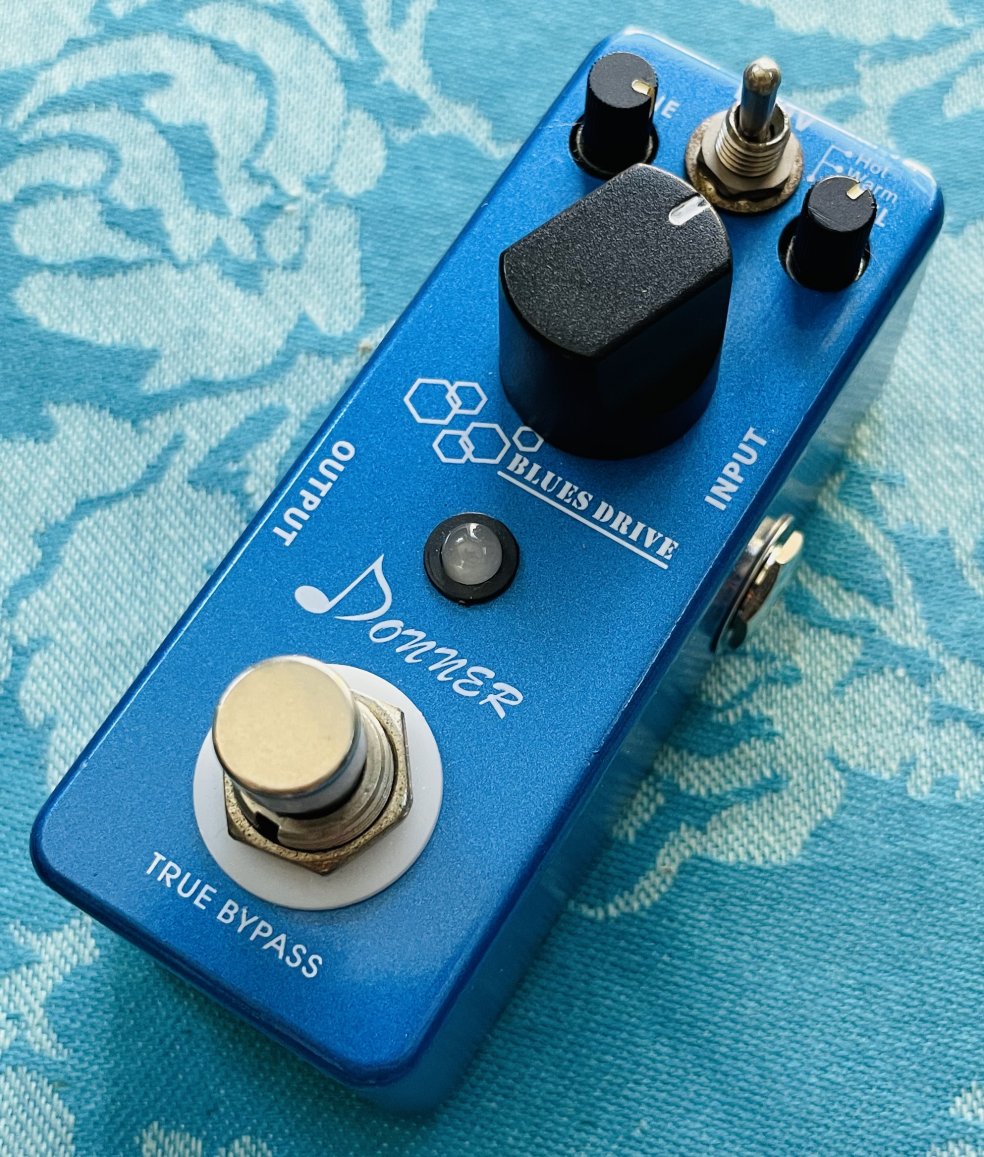 Pédale overdrive Donner Blues Drive, boite d’origine