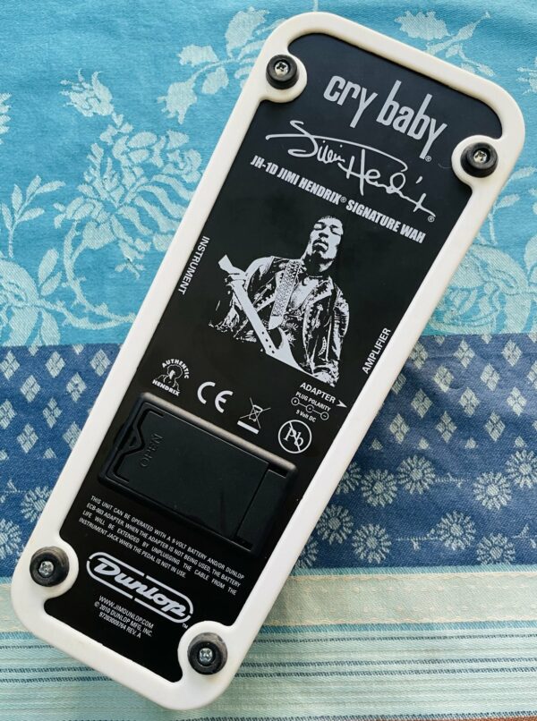Pédale wah-wah Dunlop JH1D Cry Baby Jimi Hendrix n°AC08K341, boite d’origine, doc – Image 3
