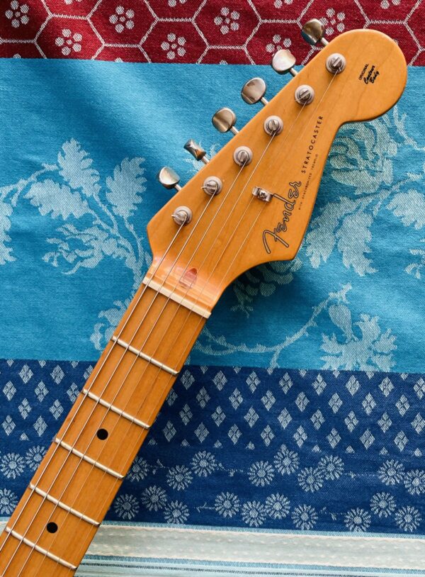 Guitare électrique Fender Classic Player 50’s Stratocaster Maple Fingerboard 2 colors sunburst n°MZ8221914 (2009, Mexico), housse Fender, accordeur Tenson, réglée luthier Amal (03.07.25) – Image 3