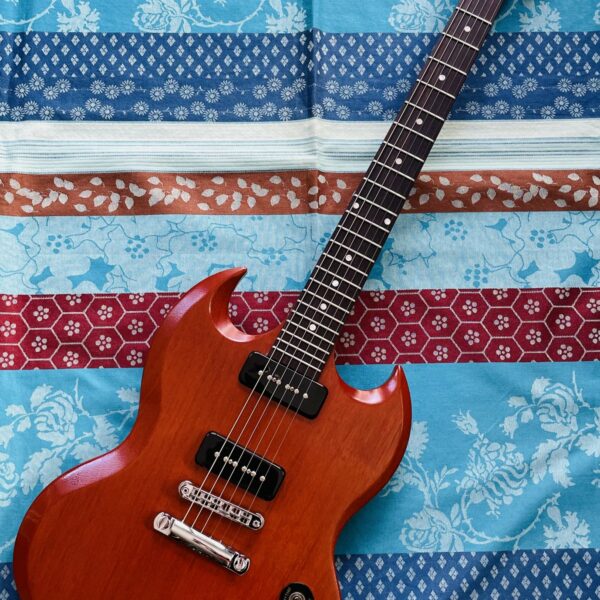Guitare électrique Gibson SG Naked 2016 limited edition natural n°160070290 (2016, USA), housse Gibson, certificat, photo