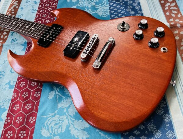 Guitare électrique Gibson SG Naked 2016 limited edition natural n°160070290 (2016, USA), housse Gibson, certificat, photo – Image 2
