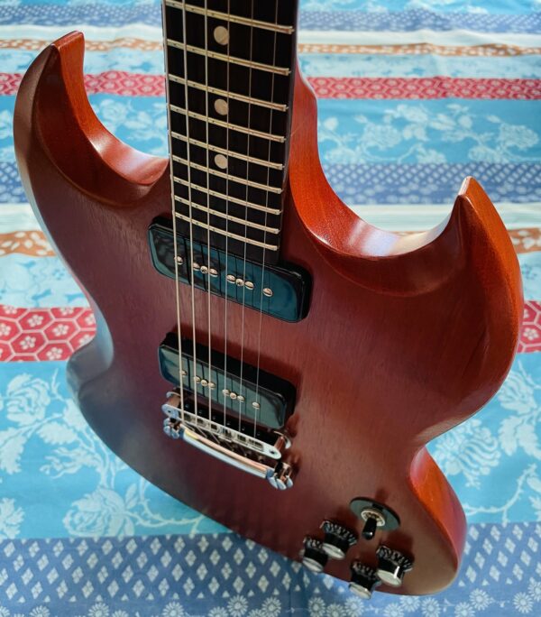 Guitare électrique Gibson SG Naked 2016 limited edition natural n°160070290 (2016, USA), housse Gibson, certificat, photo – Image 11
