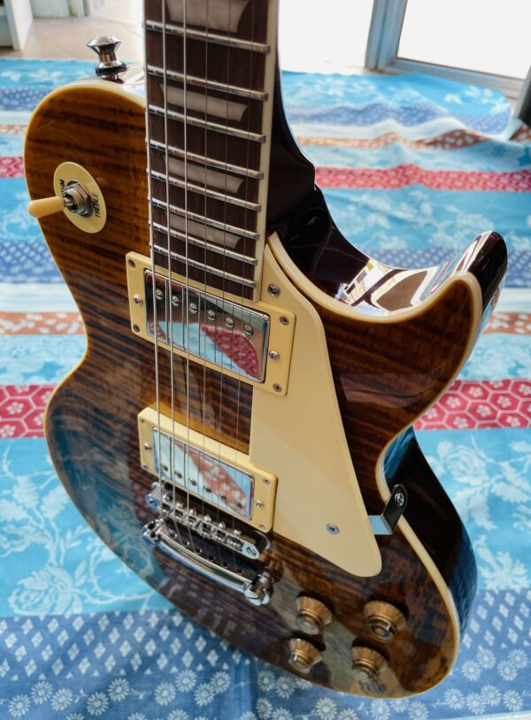 Guitare électrique Harley Benton SC-550II Deluxe, upgrade micros push pull, plaque, straplocks – Image 10