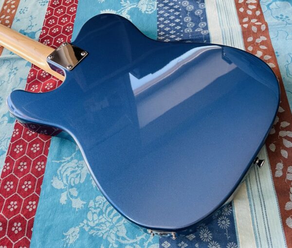 Guitare électrique Harley Benton TE-20 MN Blue Mettalic, pontets et mécaniques autobloquantes ajoutées – Image 8