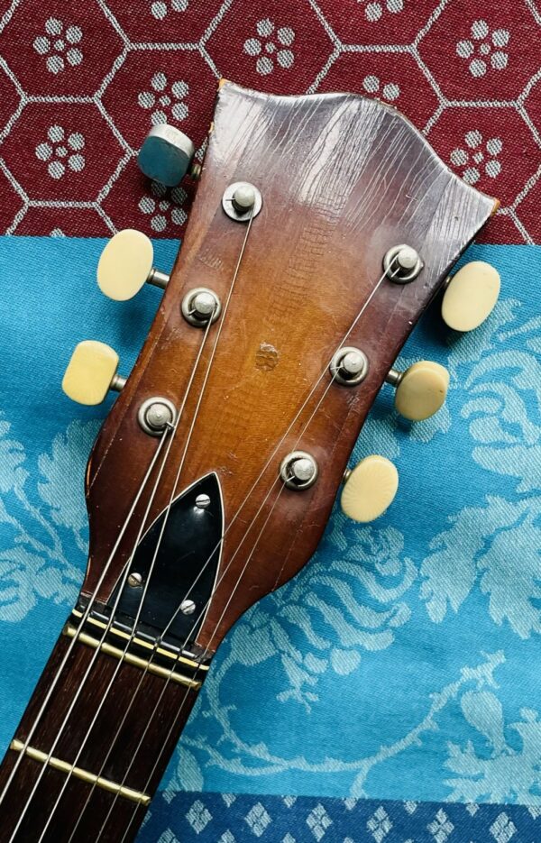Guitare électrique vintage hollow body Hofner Jazz 450 SE sunburst (années 1950, Germany), révision luthier Amal (17.06.25) – Image 7