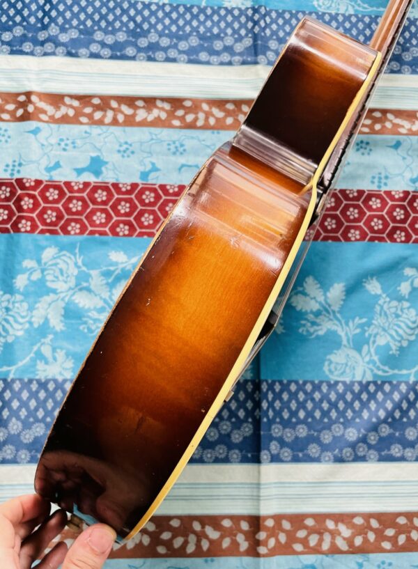 Guitare électrique vintage hollow body Hofner Jazz 450 SE sunburst (années 1950, Germany), révision luthier Amal (17.06.25) – Image 9