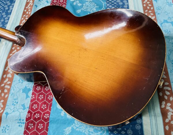 Guitare électrique vintage hollow body Hofner Jazz 450 SE sunburst (années 1950, Germany), révision luthier Amal (17.06.25) – Image 11