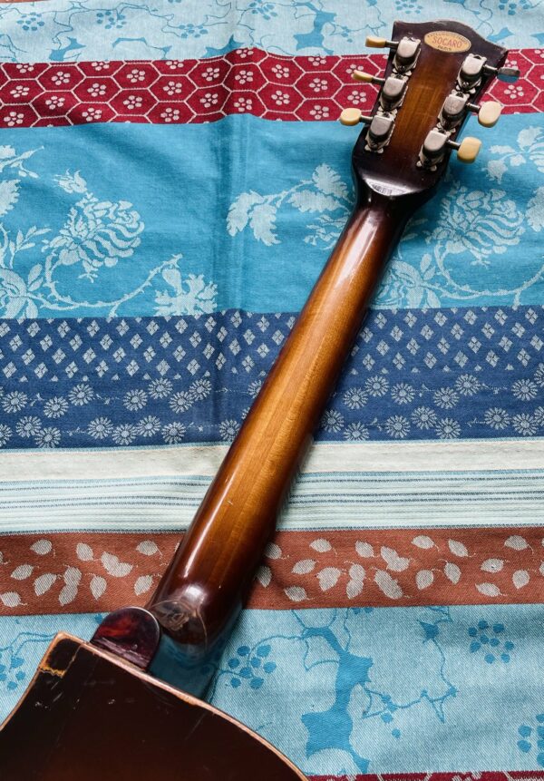 Guitare électrique vintage hollow body Hofner Jazz 450 SE sunburst (années 1950, Germany), révision luthier Amal (17.06.25) – Image 12
