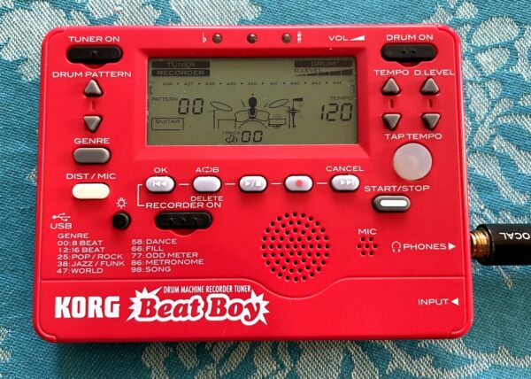 Mini boite à rythme enregistreur accordeur portable Korg beatboy, boite – Image 4