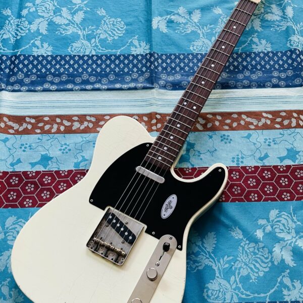 Guitare électrique Maybach Teleman T61 Vintage Cream Aged n°215252 (2021, Germany), certificat et accessoires, housse Tobago, straplock