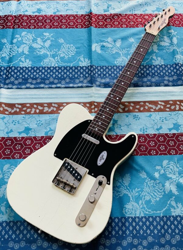 Guitare électrique Maybach Teleman T61 Vintage Cream Aged n°215252 (2021, Germany), certificat et accessoires, housse Tobago, straplock