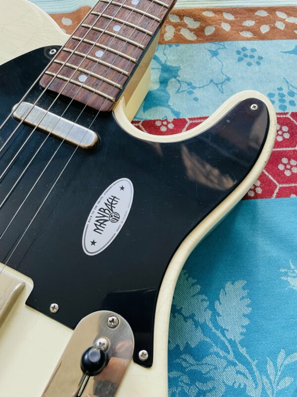 Guitare électrique Maybach Teleman T61 Vintage Cream Aged n°215252 (2021, Germany), certificat et accessoires, housse Tobago, straplock – Image 4