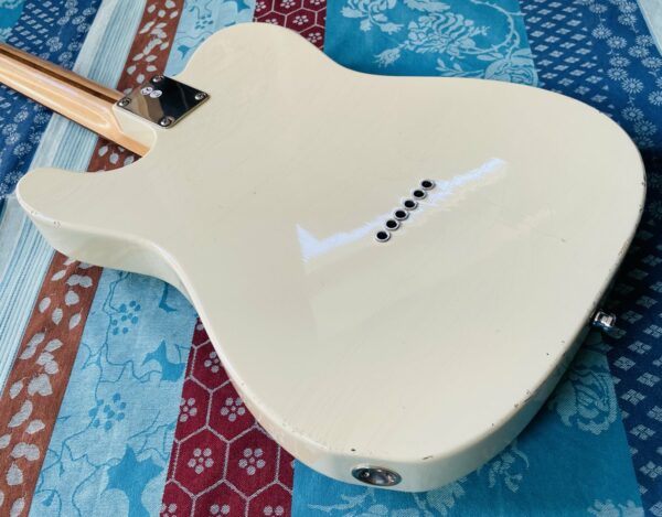Guitare électrique Maybach Teleman T61 Vintage Cream Aged n°215252 (2021, Germany), certificat et accessoires, housse Tobago, straplock – Image 9