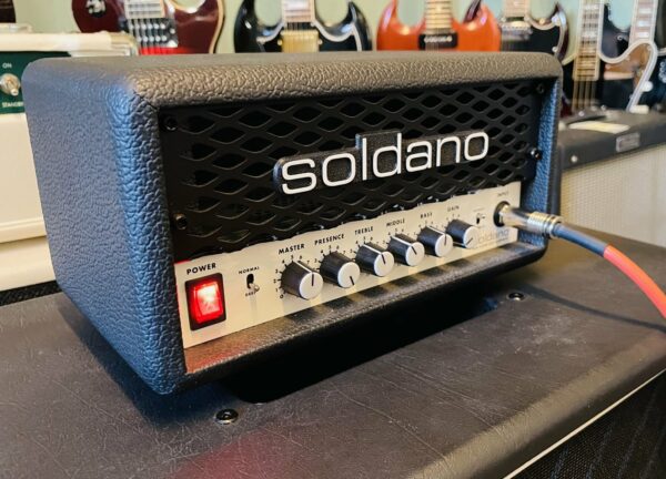 Tête d’ampli Soldano mini SLO n°20302207693, boite d’origine, alim, notice, 30W 8//16 ohm – Image 2