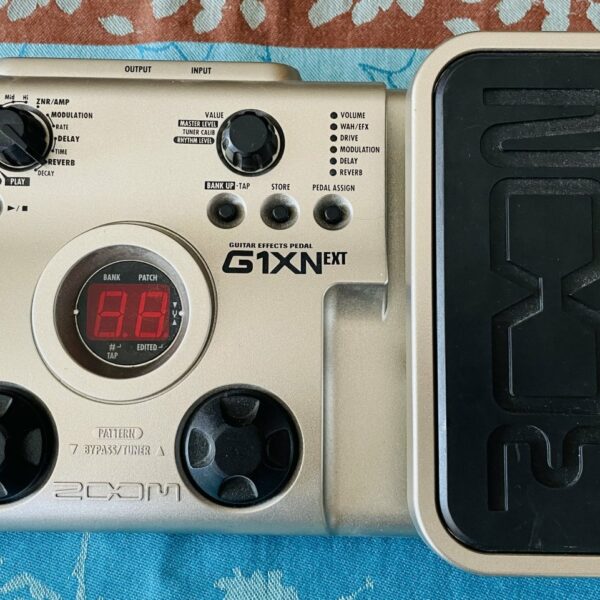 Multieffets guitare Zoom G1Xn Ext n°077735, notice