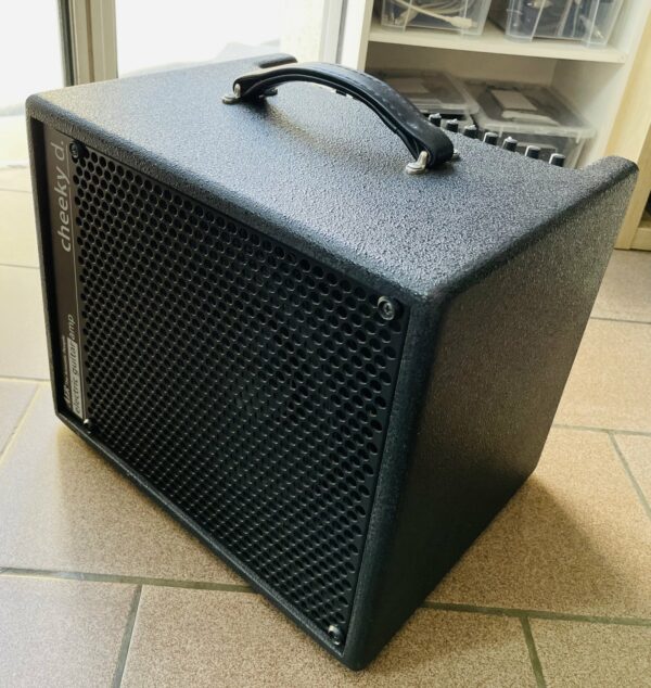 Amplificateur guitare électrique transistor-lampe AER Cheeky D.10 n°D9200049, housse AER, révision électronique Smoke Stack 06.08.25