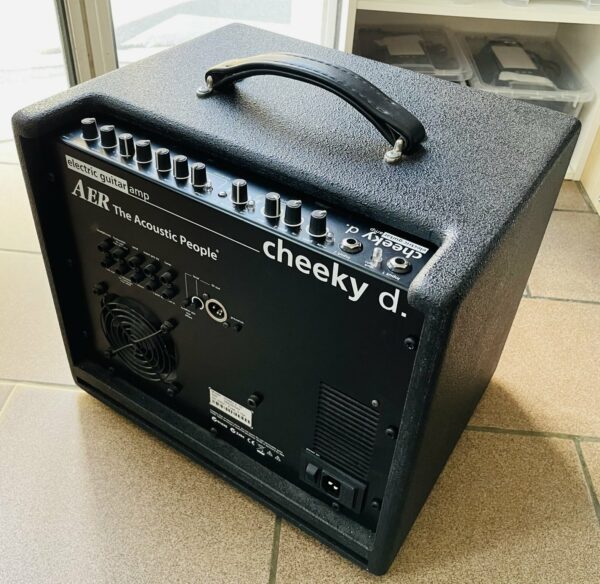 Amplificateur guitare électrique transistor-lampe AER Cheeky D.10 n°D9200049, housse AER, révision électronique Smoke Stack 06.08.25 – Image 2