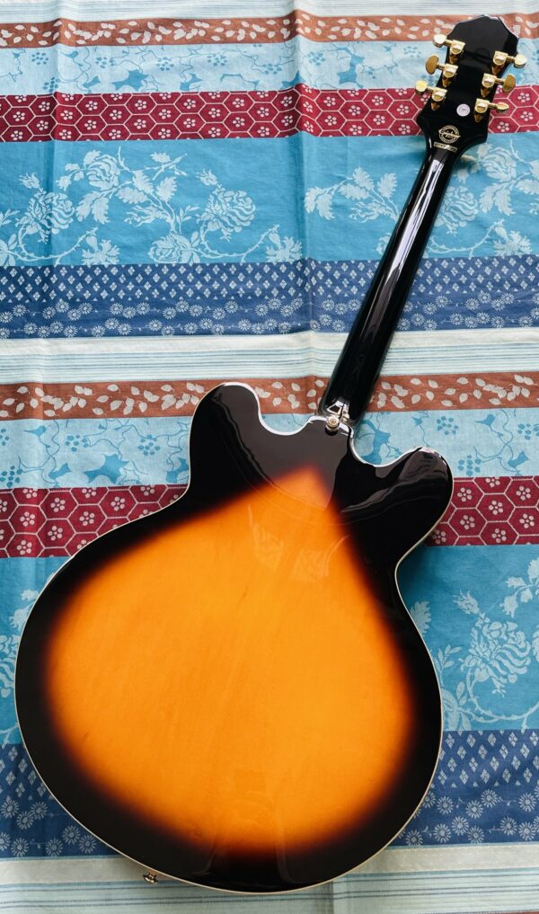 Guitare électrique Epiphone Sheraton II Pro Vintage Sunburst n°18112303251 (2018), étui Epiphone – Image 6