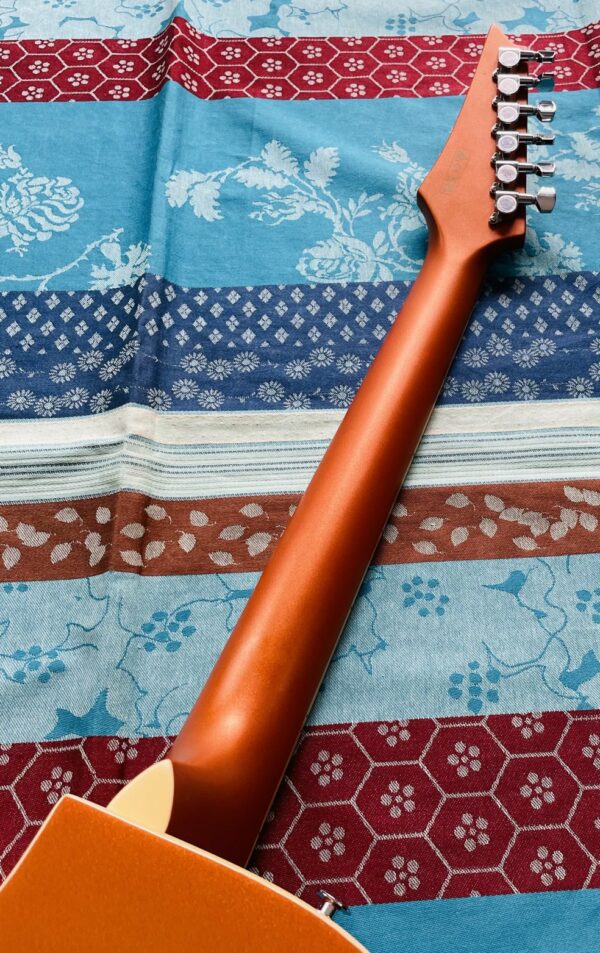 Guitare électro-acoustique Ibanez ALT-30 DOM Dark Orange Metallic n°SB03PW230700310 (Indonésie), belle housse Shiver Acoustic, clé – Image 9