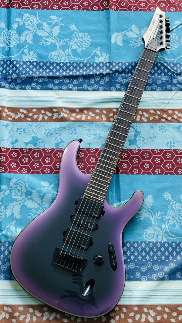 Guitare électrique Ibanez S671 ALB Black Aurora Burst n°191228677