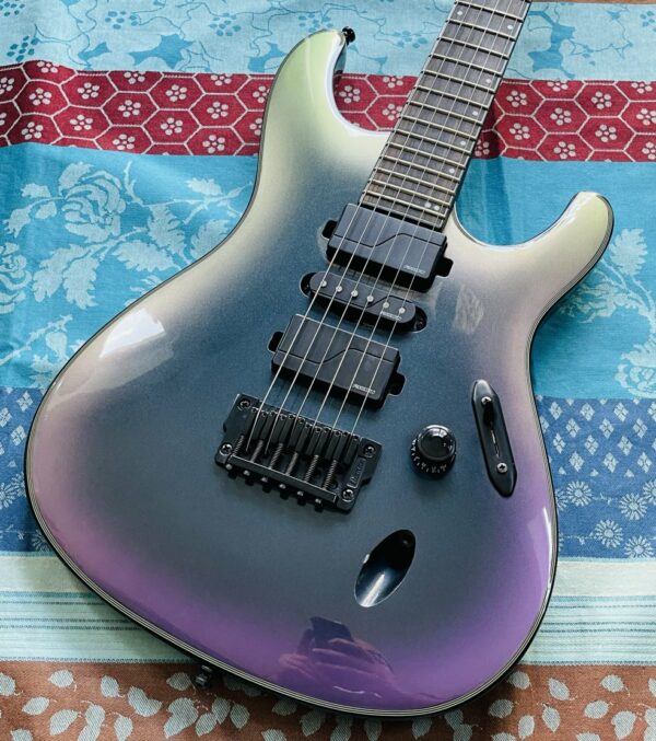 Guitare électrique Ibanez S671 ALB Black Aurora Burst n°191228677 – Image 2