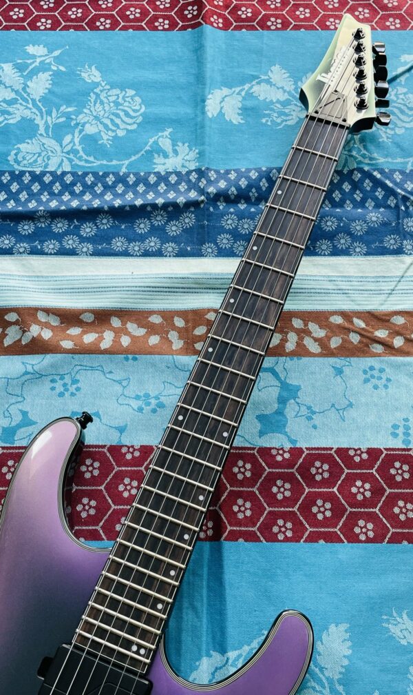 Guitare électrique Ibanez S671 ALB Black Aurora Burst n°191228677 – Image 5