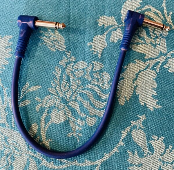 Jack court coudé bleu 30 cm