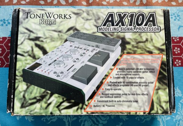 Pédalier effets acoustiques Korg AX10A n°007076, notice, boite d’origine – Image 6