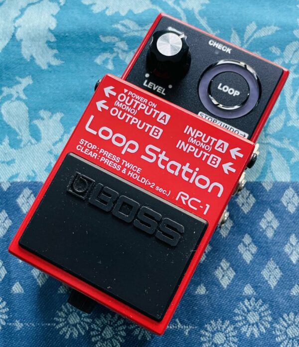 Pédale looper Boss RC-1 n°T1R1029, boite d’origine