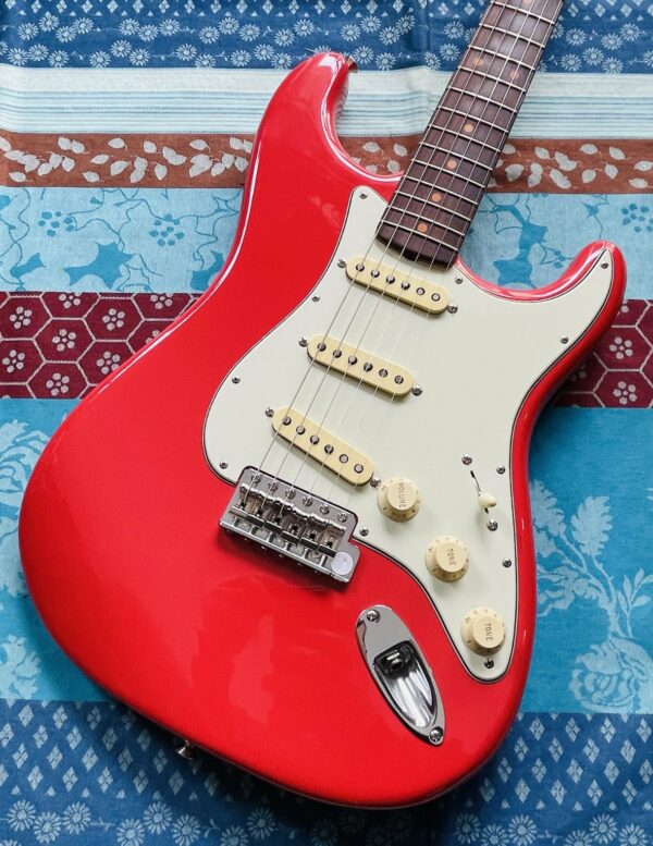 Guitare électrique Fender American Vintage II 1961 stratocaster rosewood fiesta red n° V2327184 (2023, USA), étui et certificat, réglage luthier Amal (20.09.25) – Image 2