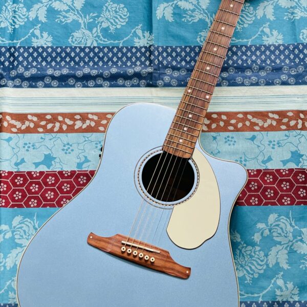 Guitare électro-acoustique Fender Sonoran SCE lake placid blue, Housse Tobago, réglée chez le luthier Amal (08.09.25)